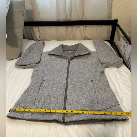 Avalanche Full Zip Mock Neck Gray Fleece Jacket--Women's Size L - Picture 12 of 12